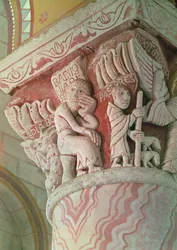 Capital depicting Babilonia Deserta
