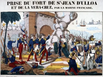 Capture of the Fort of Saint John of Ulloa and La Vera Cruz in Mexico in November 1838