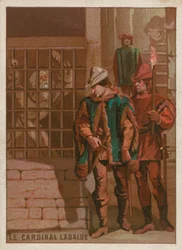 Cardinal Jean La Balue in prison in 1469
