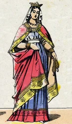 Carolingian Dynasty: Portrait of Adelaide d