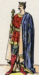 Carolingian dynasty: Portrait of Charles II the Bald, King of the Franks