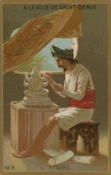 Carving ivory