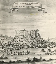 Castle and town of Chinon