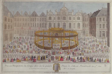 Celebrations at Lille in honour of the birth of the Dauphin, 1781