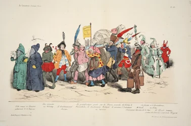 Ceremonie des Cendres Politique, from La Caricature, pub. 1833