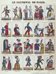 Characters of the Paris Carnival