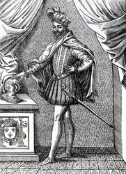Charles IX (1550-74), King of France, 1573