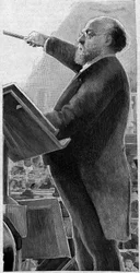 Charles Lamoureux, French violinist, first conductor of the Paris Opera