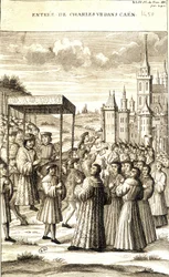 Charles VII entered Caen in 1450