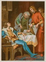 Charles VII with his counsellors