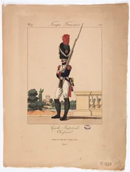 Chasseur of the Imperial Guard, French Troops, no. 4