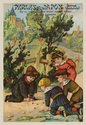 Children Playing Marbles