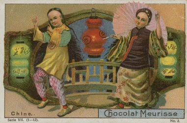 China, Trade Card for Chocolat Meurisse