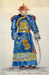 Chinese Captain of Ambon, from Voyage Around the World