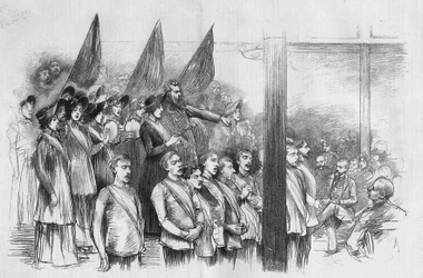 Chorale during a consecration of neophytes of the Salvation Army in Paris