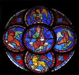Christ with Four Sacred Beasts of the Evangelists