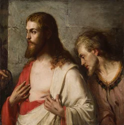 Christ and St Thomas (Fragment)