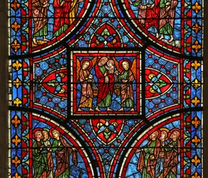 Christ Carrying the Soul of His Mother (the Angels are Partly Modern)