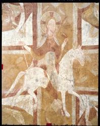 Christ on a White Horse, from the Ceiling of the Crypt