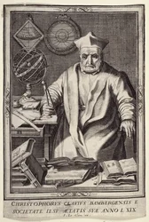 Christopher Clavius (1537-1612) Aged 69, published by Jean Le Clerc, c.1606-07