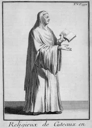 Cistercian nun in choir habit, c.1700