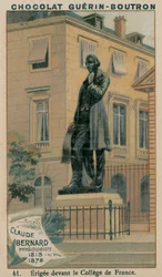 Claude Bernard, Physiologist, 1813-1878, Erected in front of the College de France