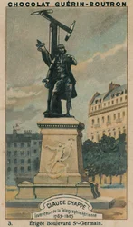 Claude Chappe, Inventor of Aerial Telegraphy, 1763-1805, Erected Boulevard St-Germain