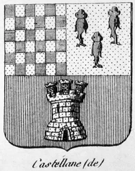 Coat of arms of Castellane - in 