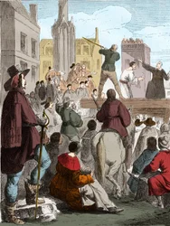 Conspiracy of Chalais: Execution of Henri de Talleyrand, Count of Chalais, for conspiring against Richelieu. Nantes