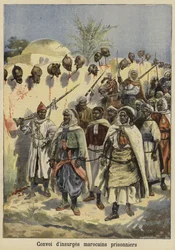 Convoy of Captured Moroccan Insurgents, 1897