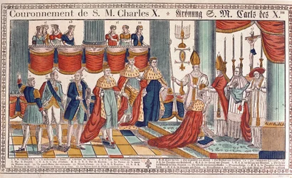 Coronation of Charles X (1757-1836) at Reims, 29th May 1825