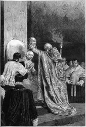 Coronation of Pope Leon XIII in the Sistine Chapel