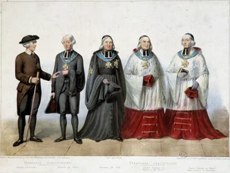 Costume of the 24 Counts of Canons of the Cathedral of Strasbourg