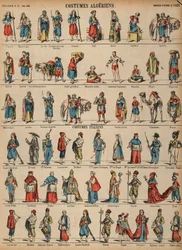 Costumes of Algeria and Italy