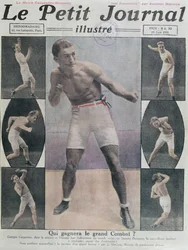 Cover of Le Petit Journal Featuring the Fight between Carpentier and Dempsey, 1921