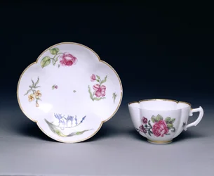 Cup and Saucer, Vincennes, c.1745-52