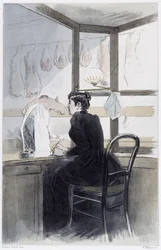 Cashier Woman (at the Butcher