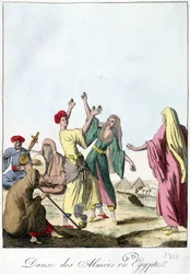 Dance of the Almies in Egypt. 1811