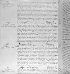 Death Certificate of Guy de Maupassant 7th July 1893 (detail)