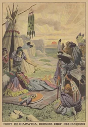 Death of Hiawatha, last chief of the Iroquois