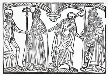 Death Speaks to the Pope and Emperor