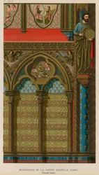 Decoration of La Sainte Chapelle, Paris