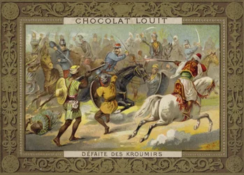 Defeat of the Kroumirs by the French, Tunisia, 1881