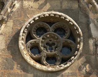 Rosette on the west façade