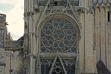 View of the rose window