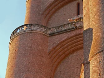 Detail of the Brickwork of the West Tower