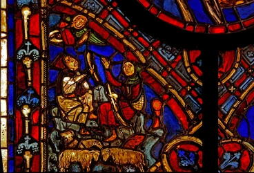 The Annunciation to the Shepherds (ex Varennes-Jarcy - originally from the Abbey de Gercy?)