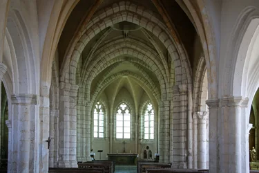 The east end of the church