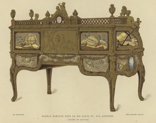 Desk made for King Louis XV of France by Jean Henri Riesener, 18th Century