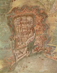 The Siege of La Rochelle by Troops of Cardinal Richelieu in 1627-68 (detail)